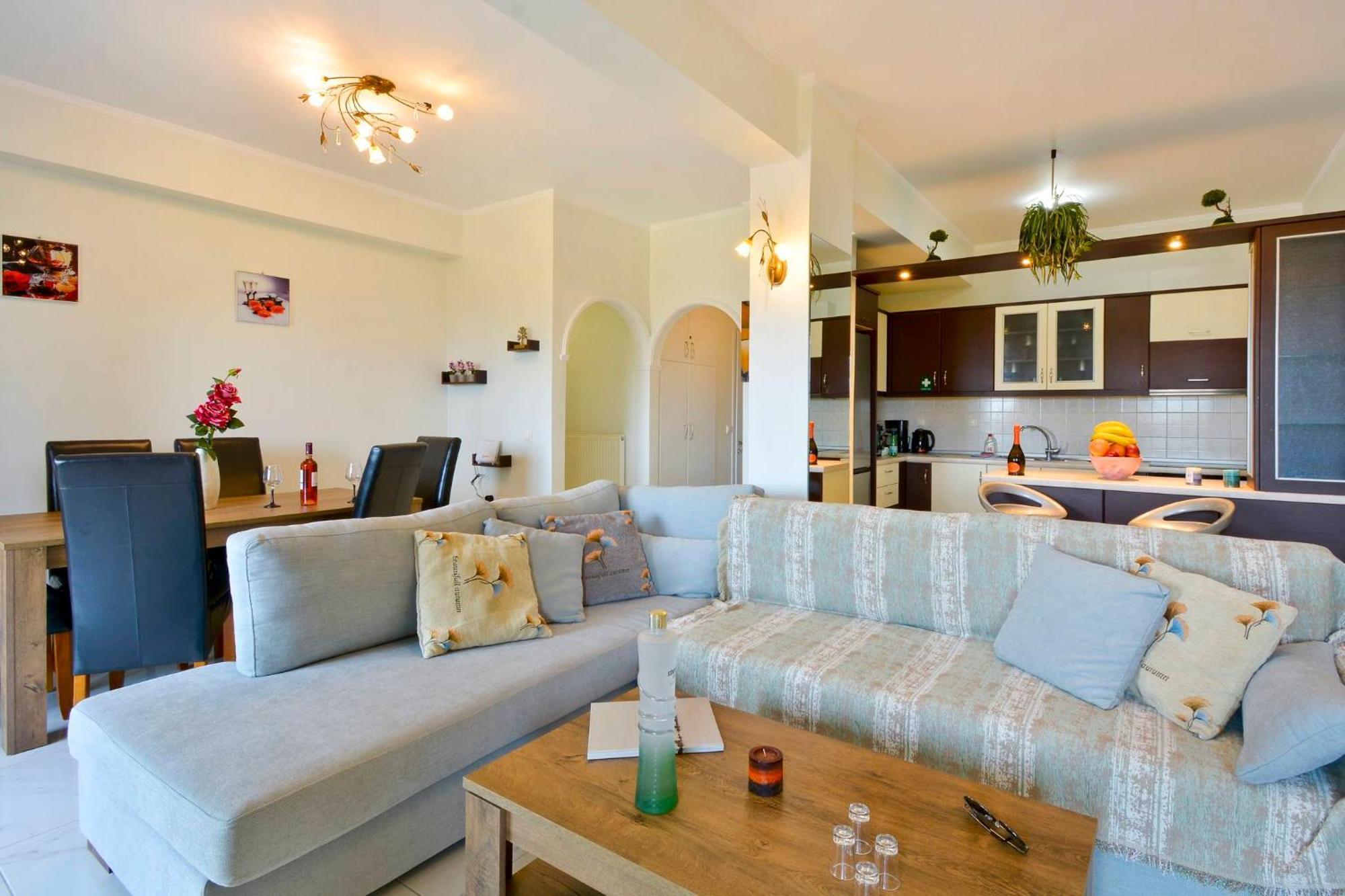Corfu Seaty Apartment Potamós Eksteriør bilde